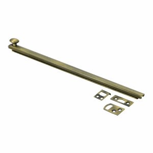 12 Inch Solid Brass Surface Bolt