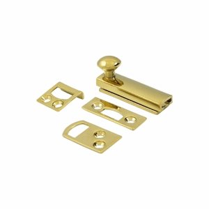 2 Inch Solid Brass Surface Bolt