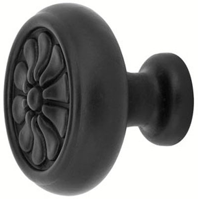 ##Antique Hardware## Emtek 1 Inch Tuscany Bronze Petal Cabinet & Furniture Knob