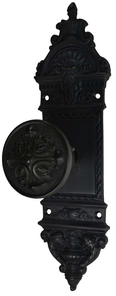 European Door Set With Romanesque Style Knob