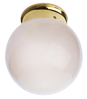 Sphere Glass Overhead Light Fixture