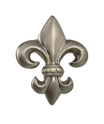 ##Antique Hardware## 1 5/8 Inch Fleur de Lis Cabinet & Furniture Knob