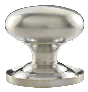 1 1/2 Inch Solid Brass Round Button Knob (Several Finishes Available)