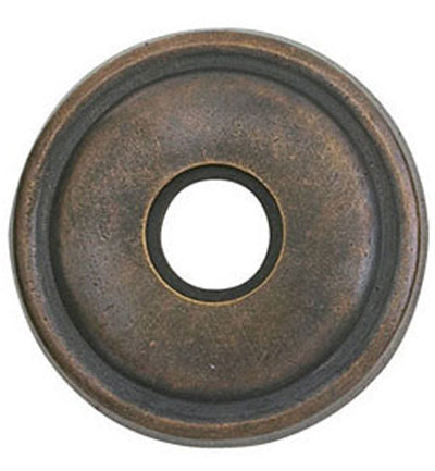 2 5/8 Inch Solid Brass Lost Wax Doorbell Button with Round Rosette
