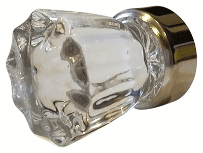 Regency Fluted Crystal Clear Glass Cabinet and Furniture Knob