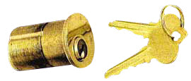 Solid Brass 1 3/4 Inch Single Lock Cylinder