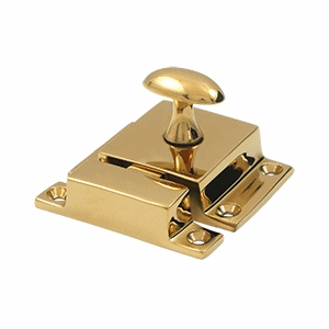 1 3/5 x 2 1/3 Inch Solid Brass Cabinet Lock