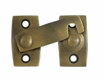 1 3/8 Inch Solid Brass Shutter Bar Door Latch