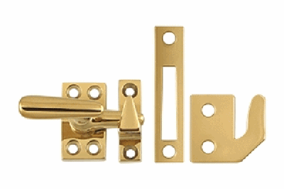 1 5/8 Inch Solid Brass Window Lock Casement Fastener