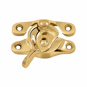 15/16 X 2 5/8 Inch Solid Brass Window Sash Lock